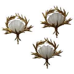 Art deco, bronze wall lights, x28 available