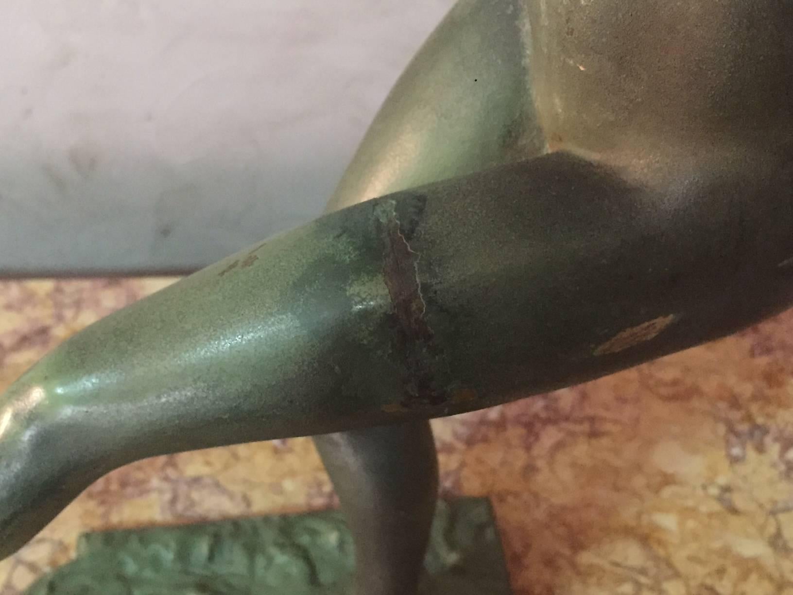 Francese Bronzo Art Deco con patina firmato dal francese Paul Philippe, 1900 in vendita