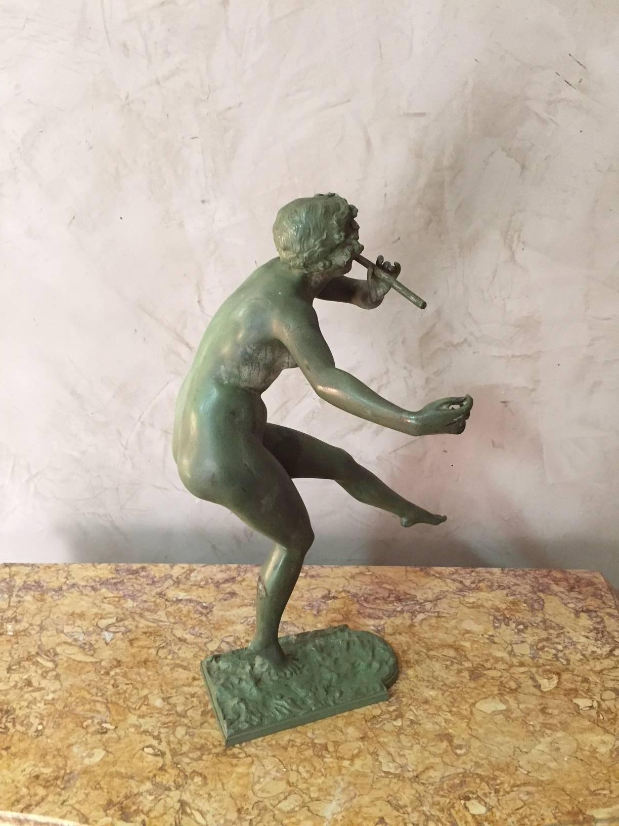 Bronze Art Déco avec patine signé par le Français Paul Philippe, années 1900 en vente 1