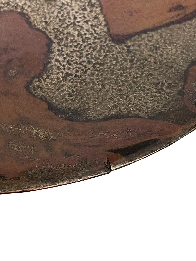 20ième siècle Assiette murale WMF Ikora Art Déco en bronze par Paul Haustein, années 1920 en vente