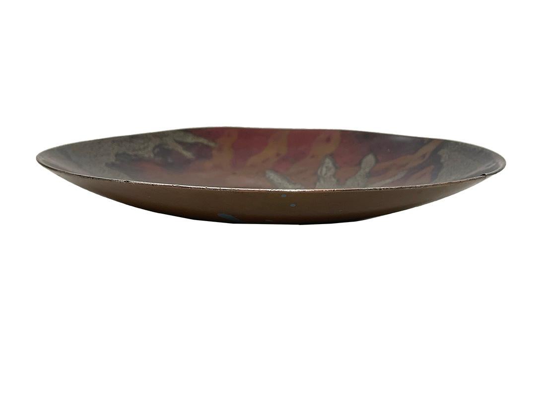 Assiette murale WMF Ikora Art Déco en bronze par Paul Haustein, années 1920 en vente 3