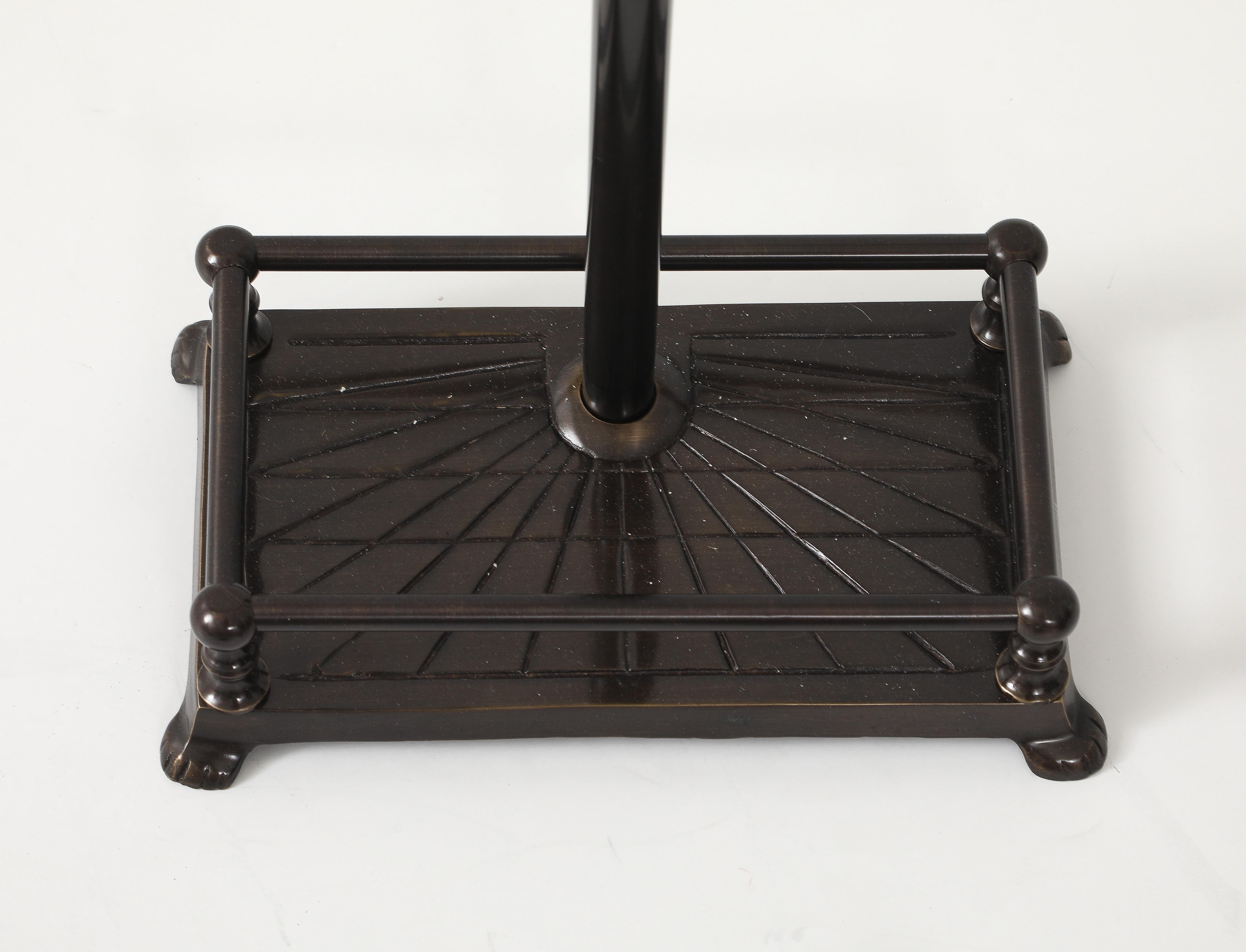 Cheval Art Déco Bronzé Outils de Cheminée en vente 4