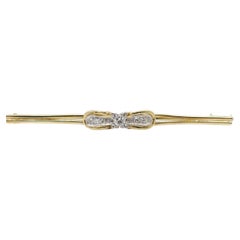 Art Deco brooch with diamonds and gold