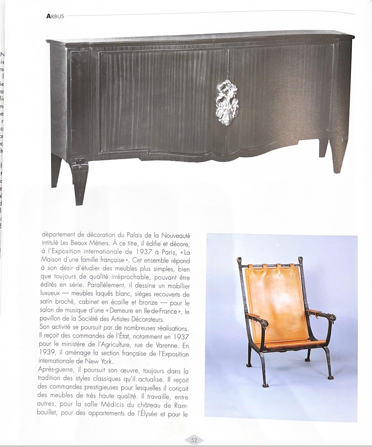 Art Deco Buffet/Cabinet by André Arbus For Sale 5
