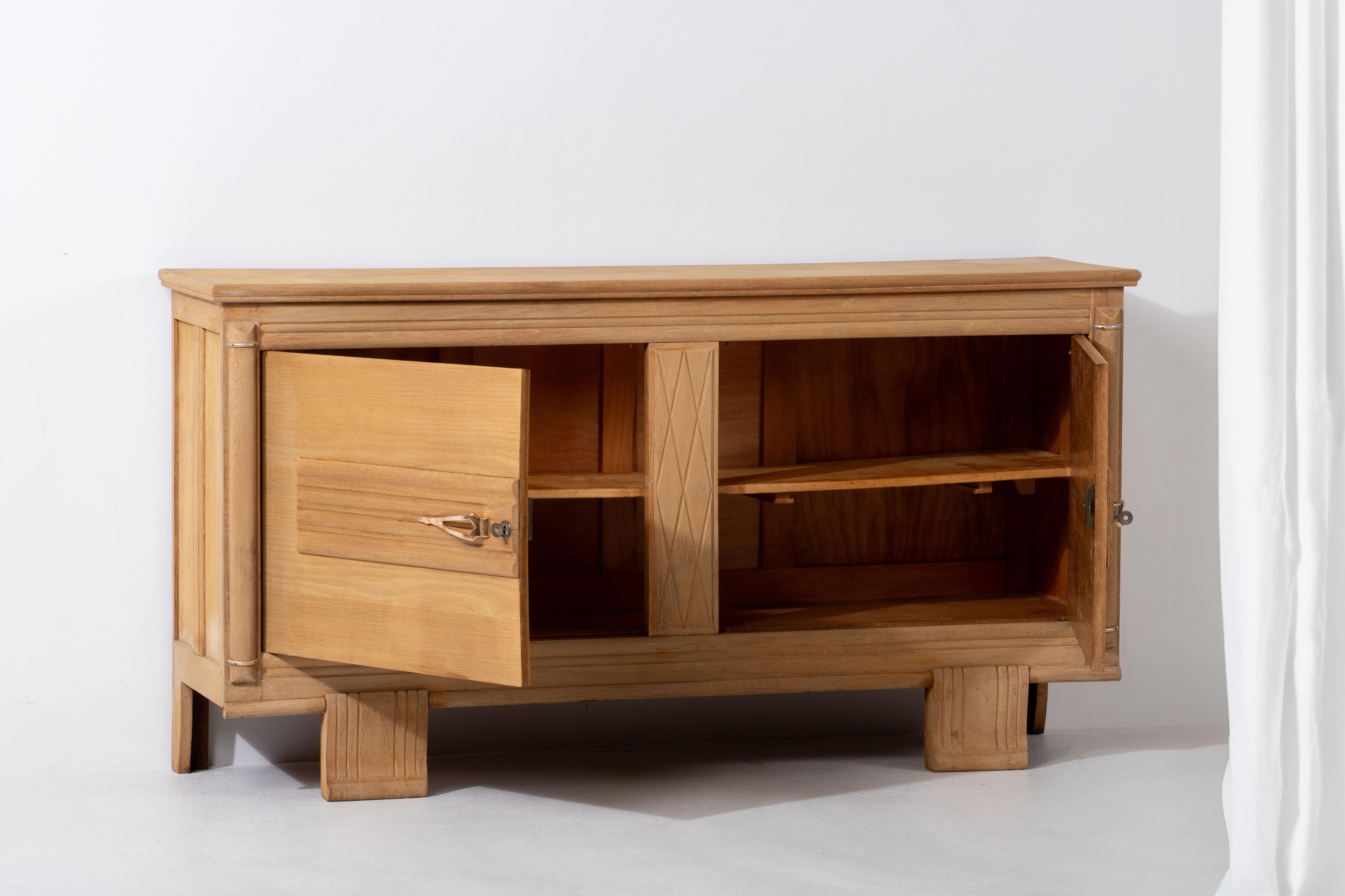 Mid-20th Century Art Deco Buffet, France, 1950s For Sale