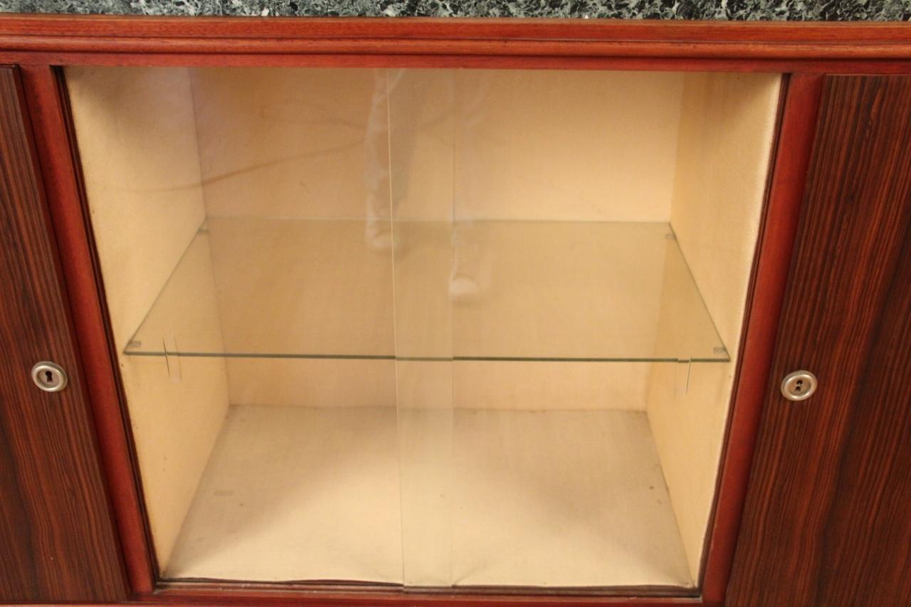 Mid-20th Century Art Deco Buffet Signed Gauthier Poinsignon Nancy For Sale