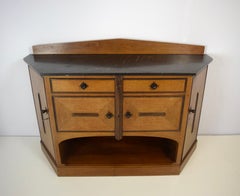 Art Deco Buffet with Black Granite Top, the Netherlands 1930s