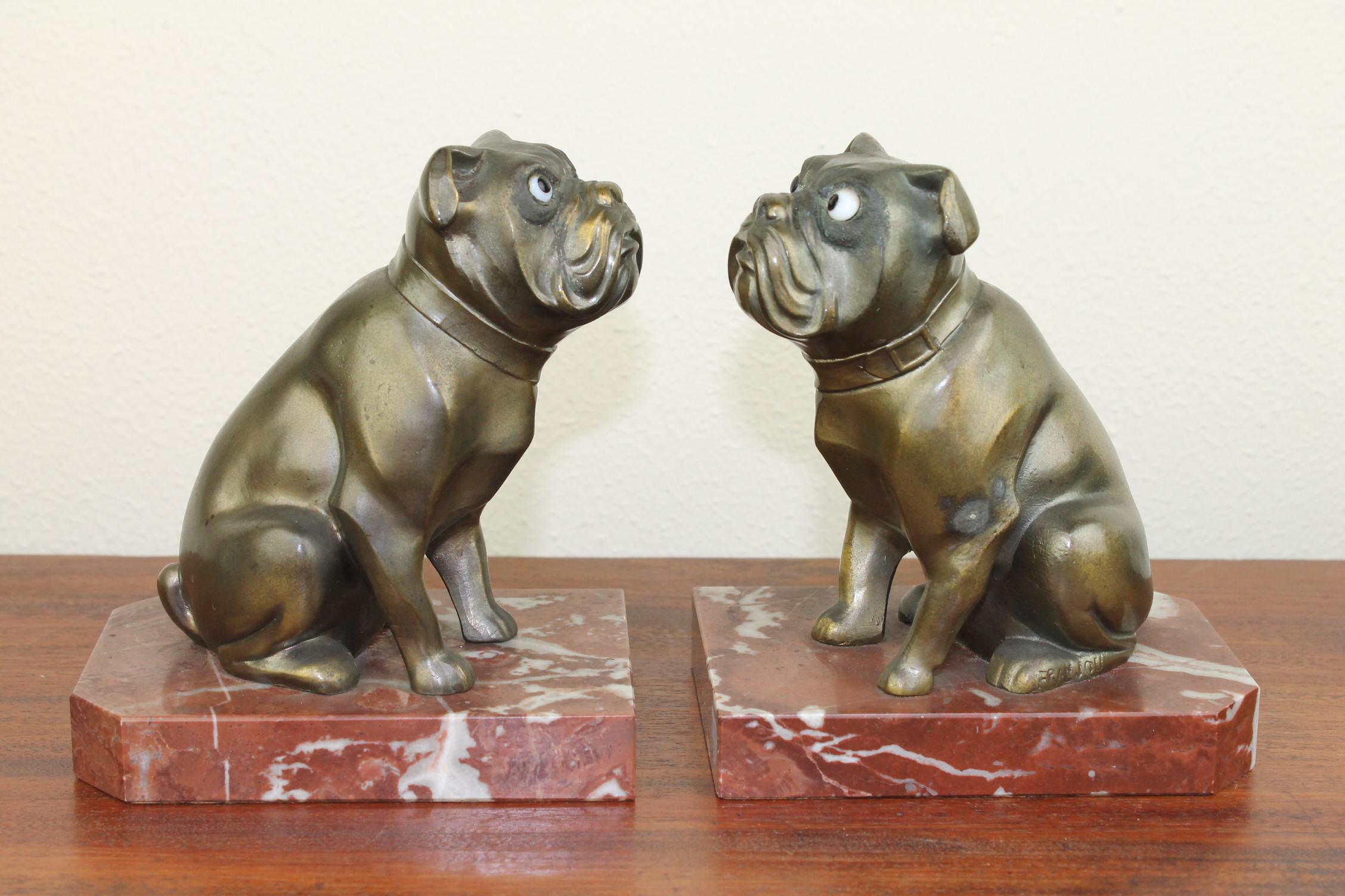 french bulldog bookends