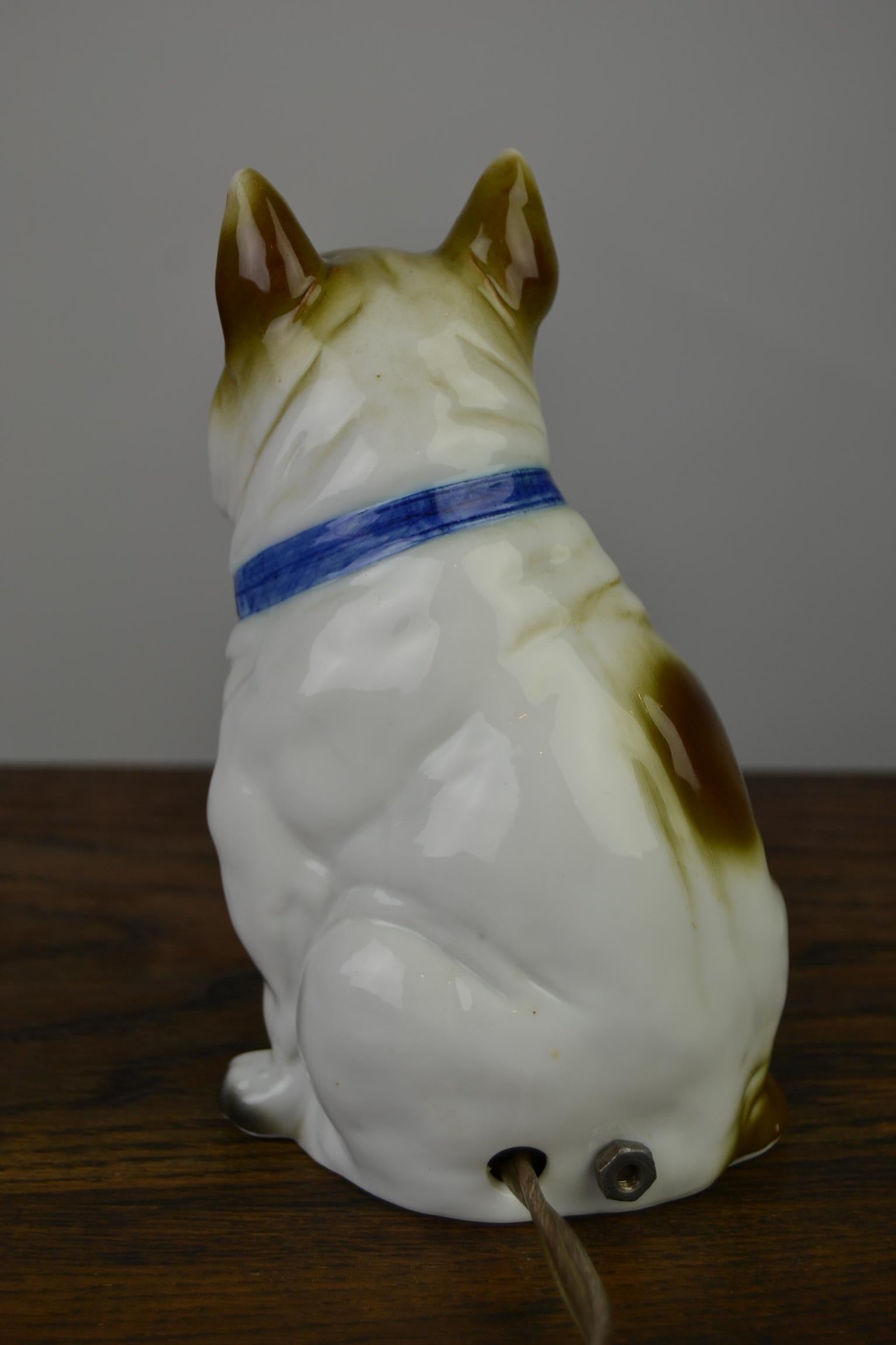 Art Deco Bulldog Perfume Lamp 3