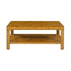 Art Deco Burl Coffee Table