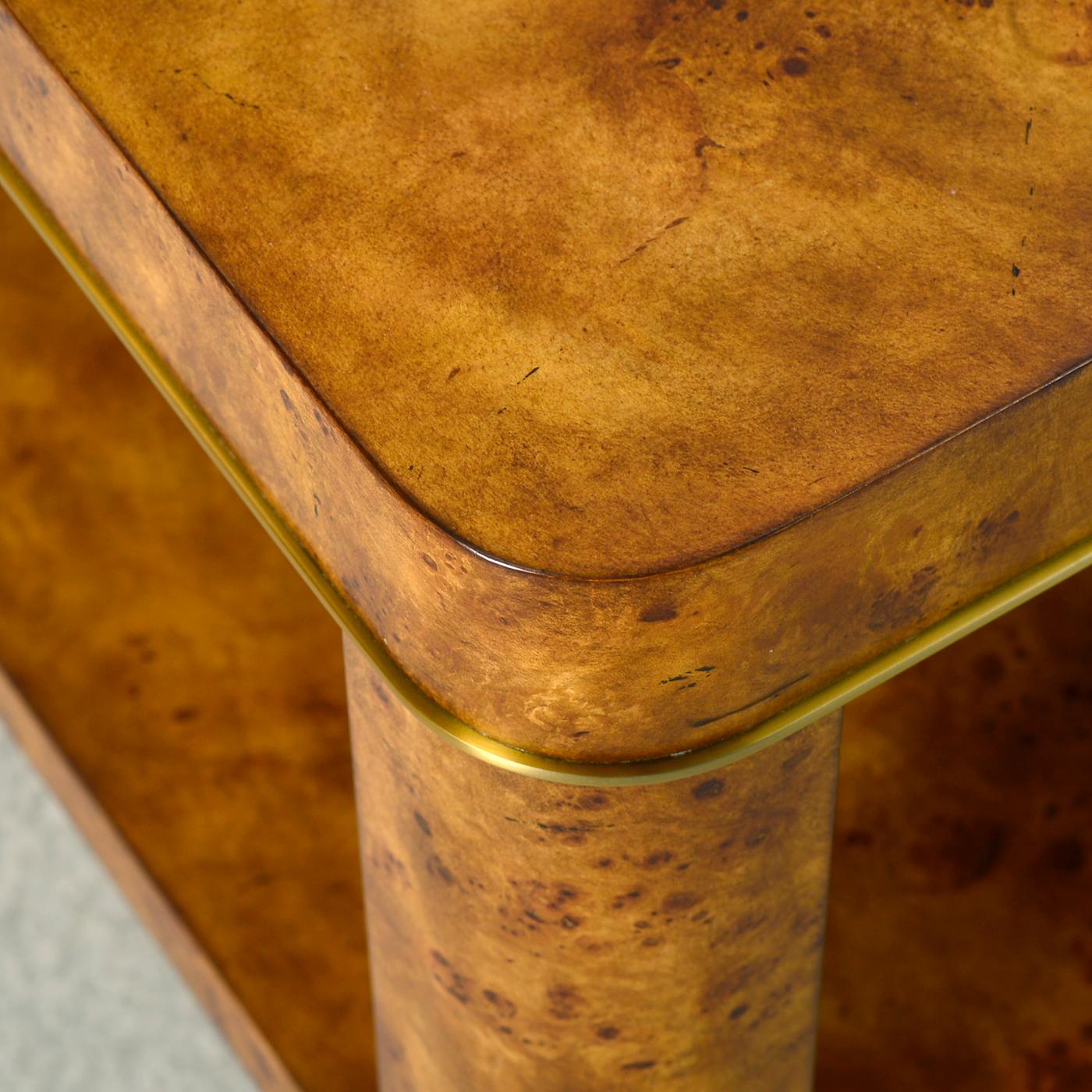 XXIe siècle et contemporain Table basse en loupe Art Déco en vente