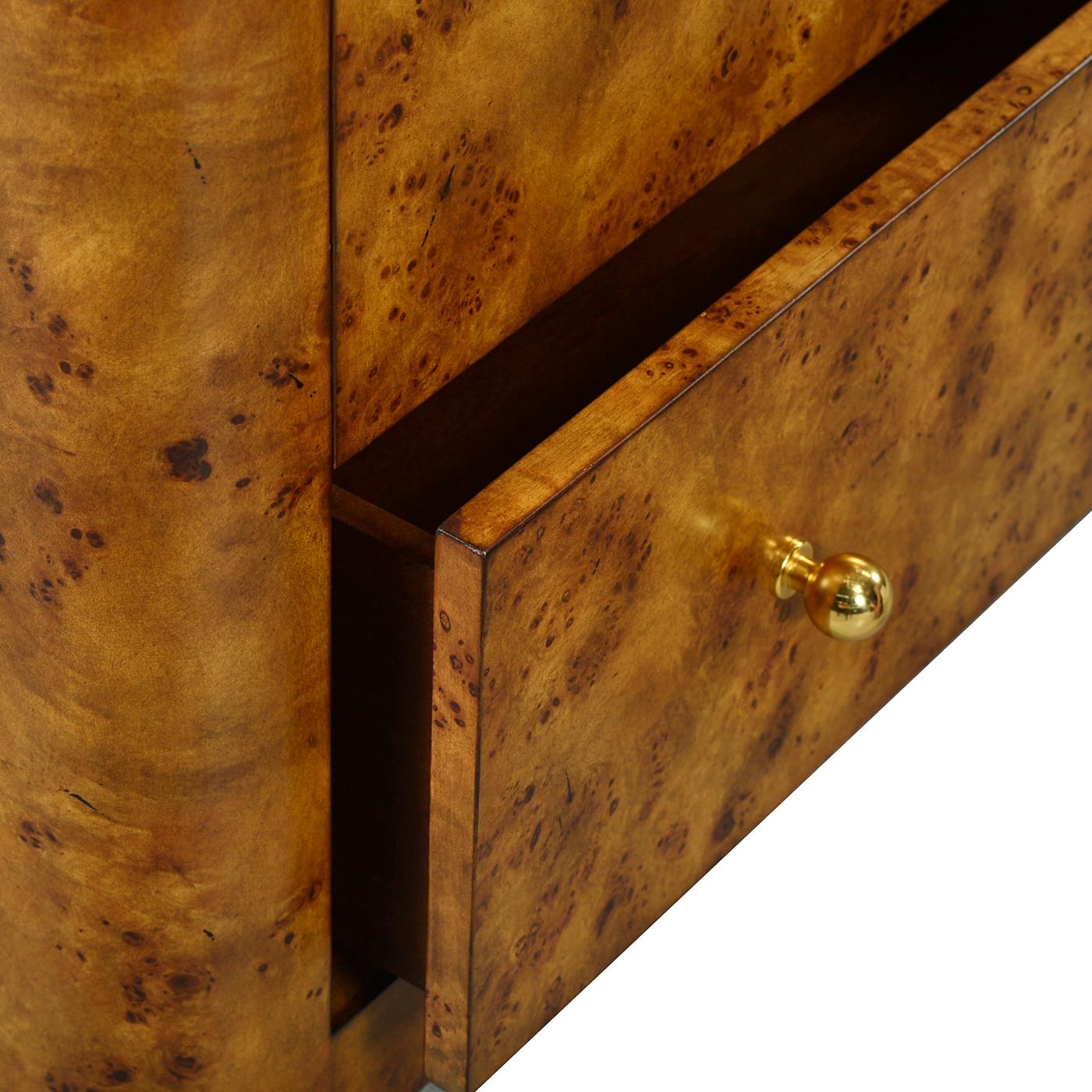 Art Deco Burl Dresser For Sale 1