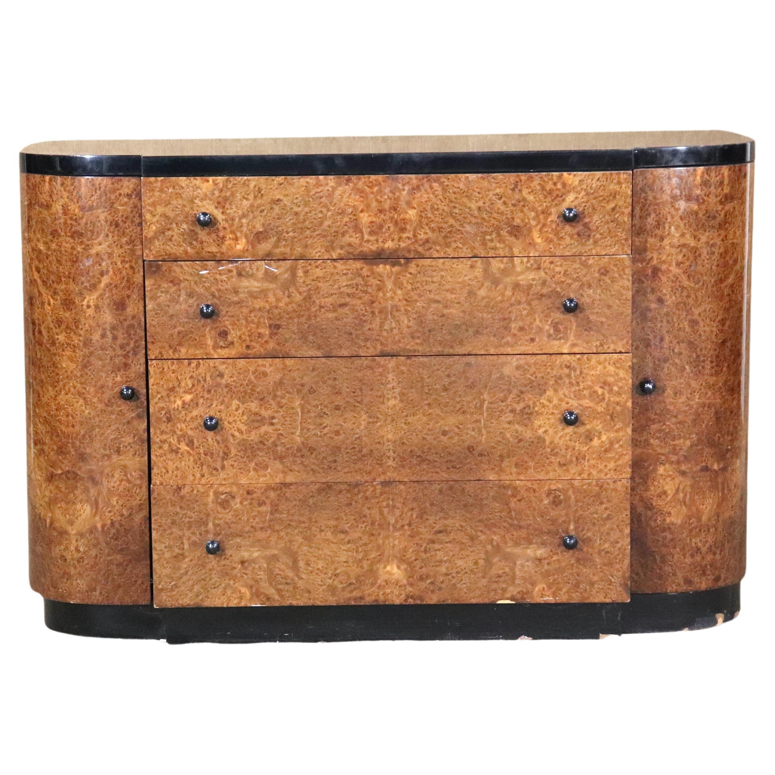 Art Deco Burl Dresser