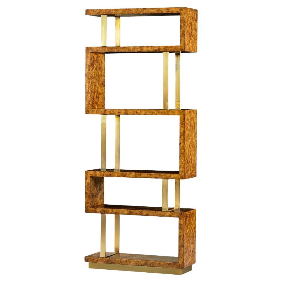 Art Deco Burl Etagere