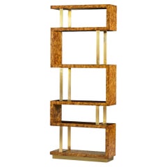 Etagère en loupe Art Déco
