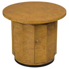 Art Deco Burl Side Table