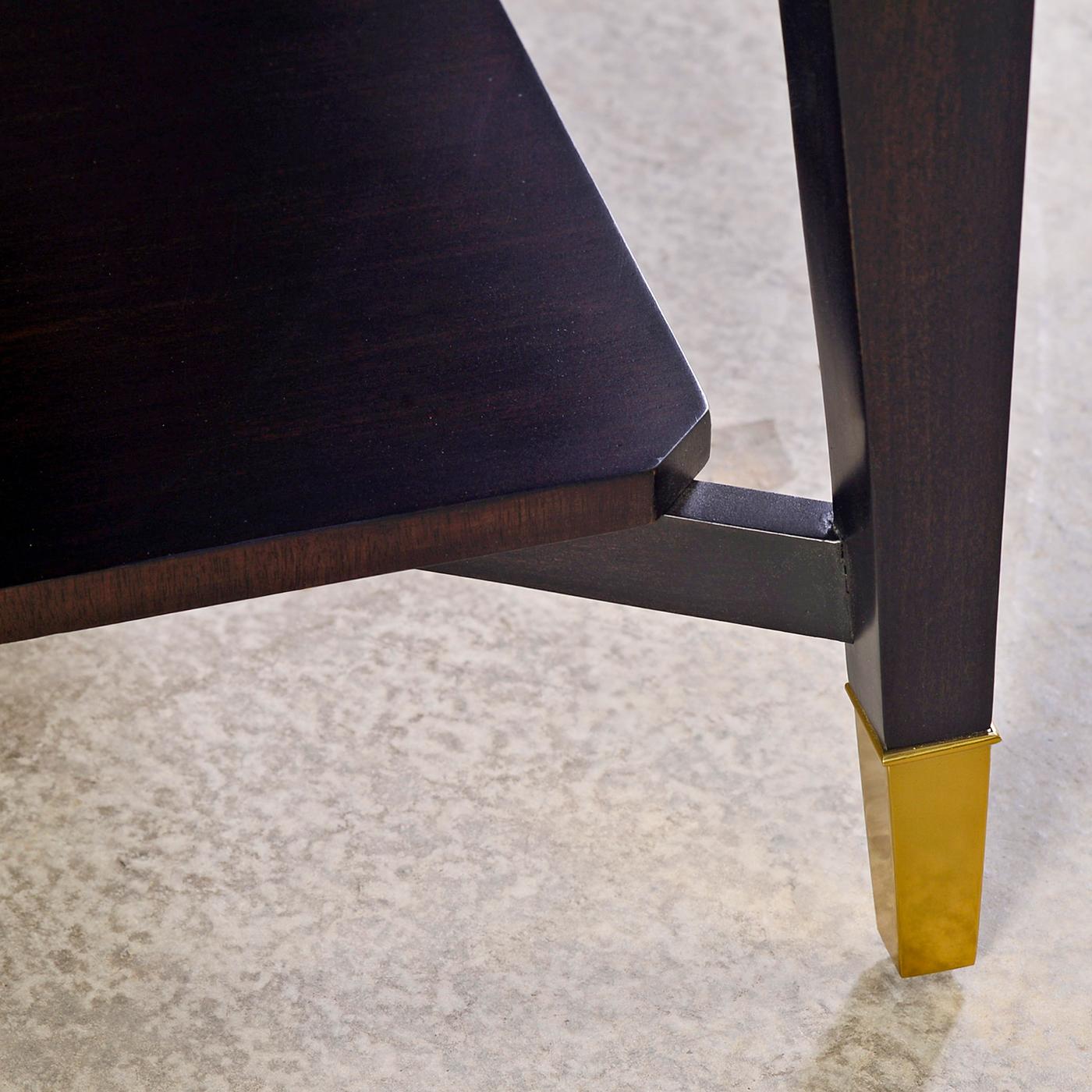 Table basse Art Déco en ronce de noyer en vente 3