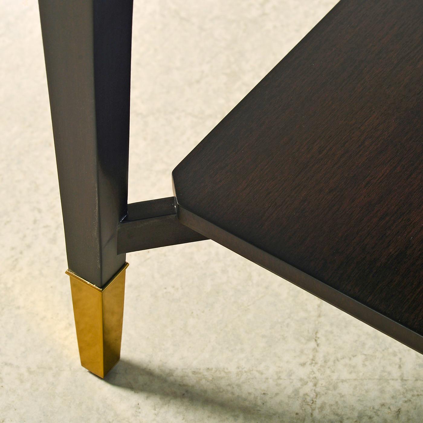 Table d'appoint Art Déco en ronce de noyer en vente 3