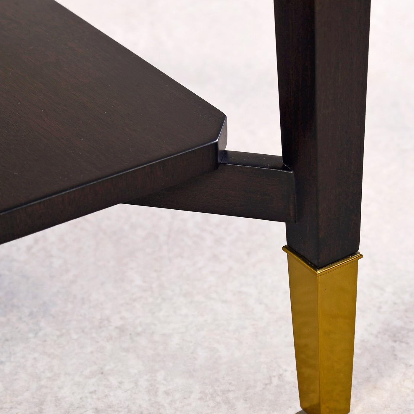 Table d'appoint Art Déco en ronce de noyer en vente 1