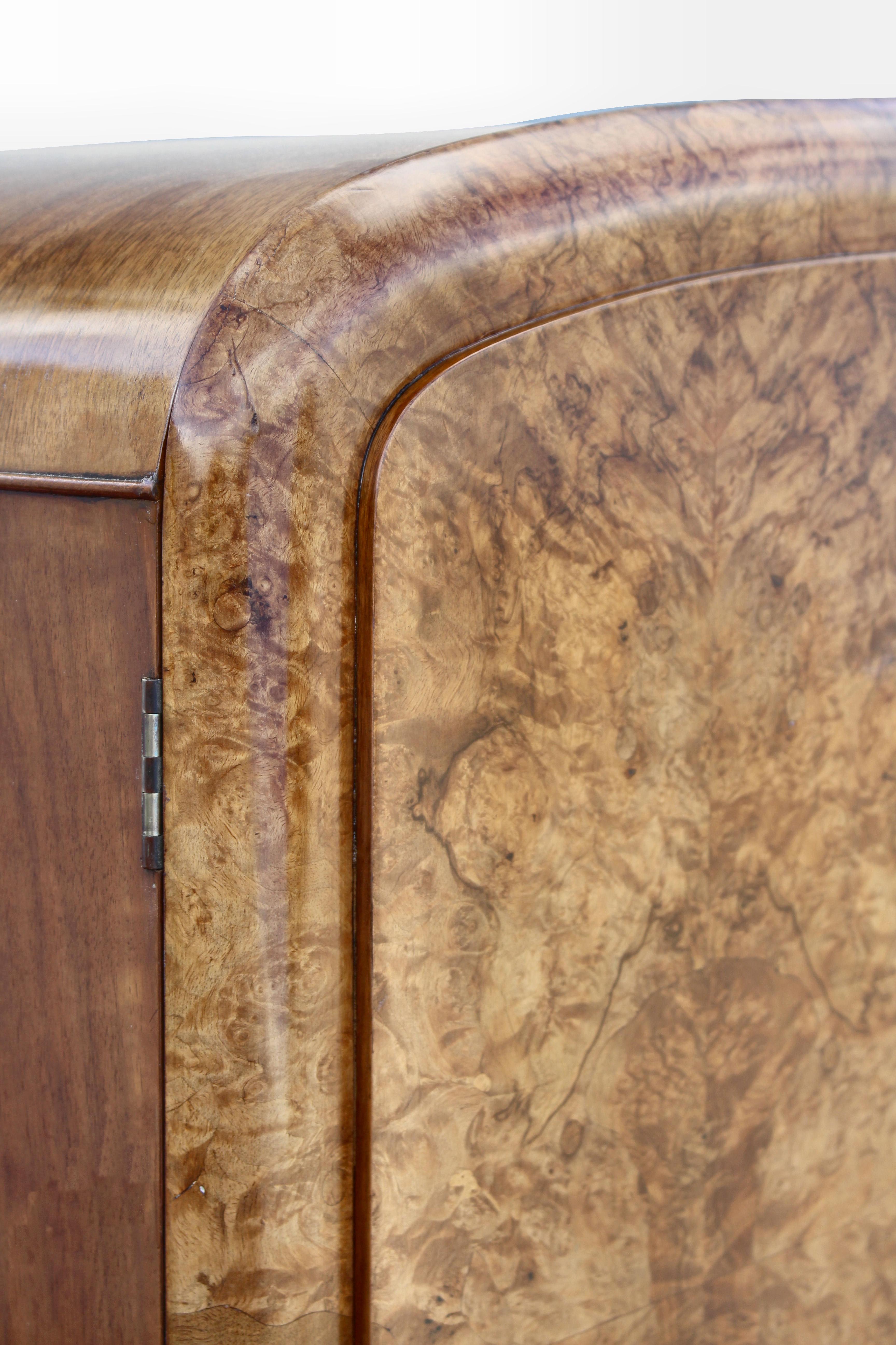 single walnut wardrobe