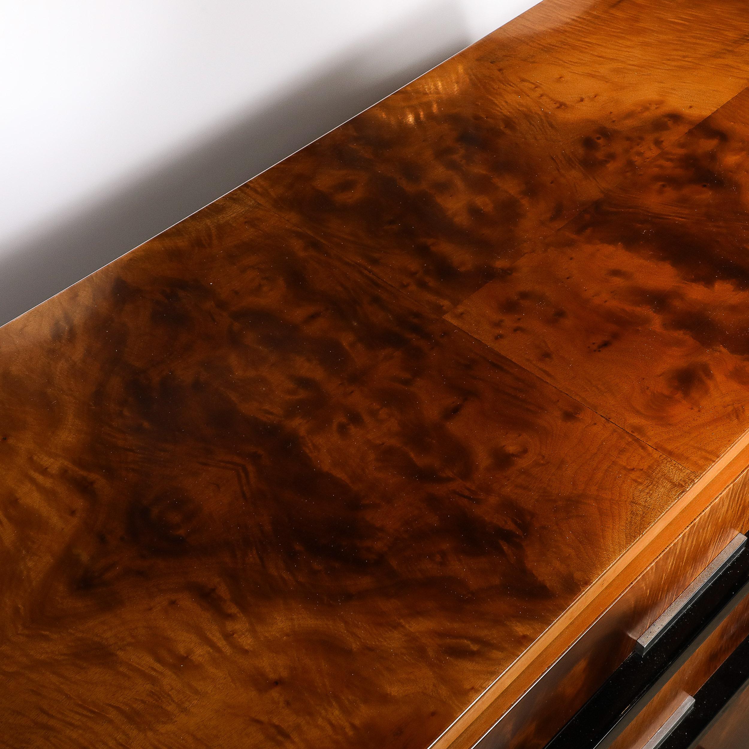 Art Deco Burled Walnut Sideboard by Donald Deskey for the Hastings Company 10