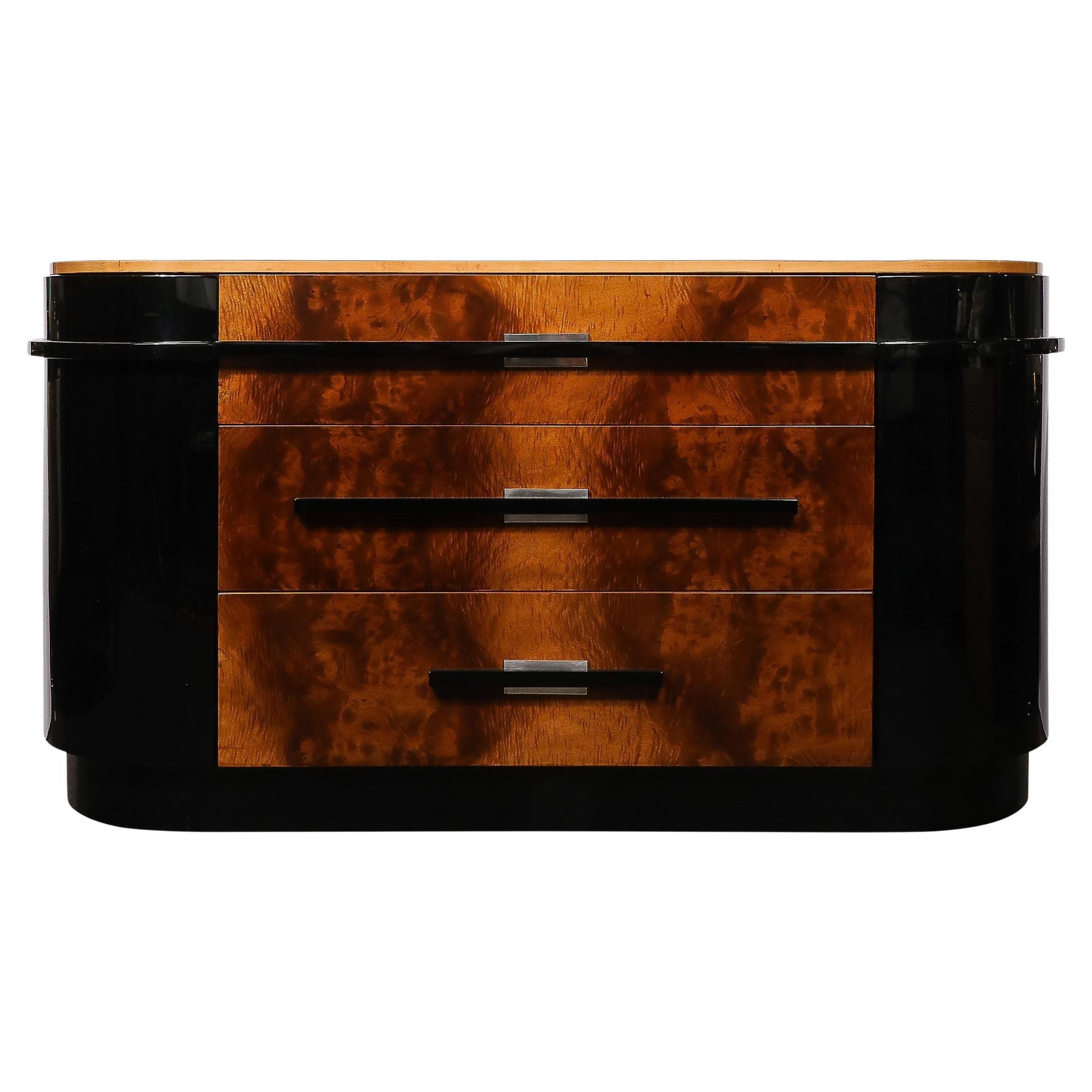 Art Deco Burled Walnut Sideboard by Donald Deskey for the Hastings Company