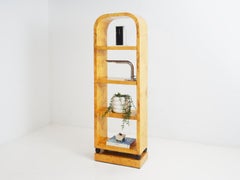 Art Deco Burlwood Etagere