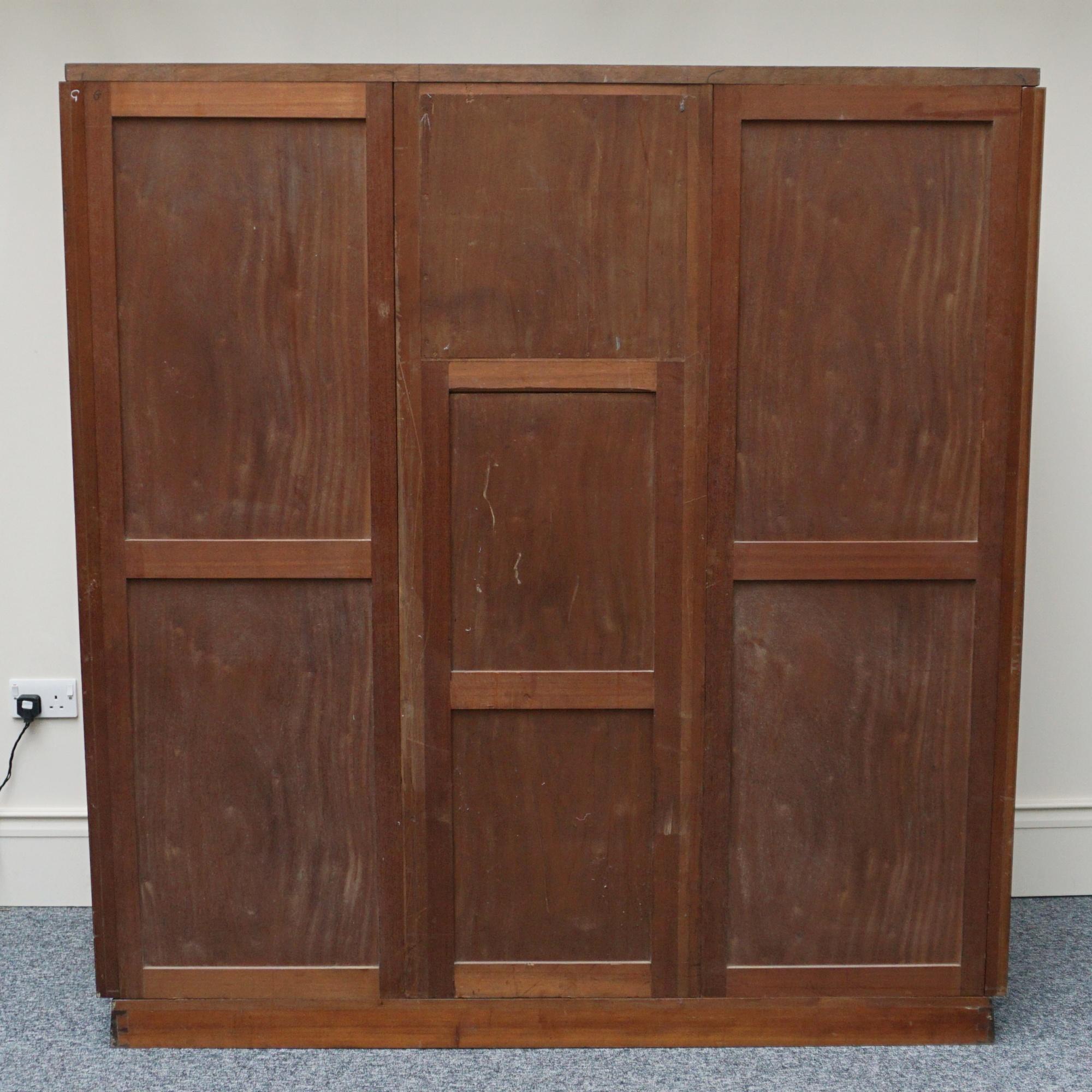 Art Deco Burr Elm Dressing Cupboard For Sale 1