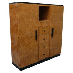 Armoire Art Déco Burr Elm