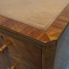 Art Deco Burr Walnut and Figured Walnut Writing Desk English, Circa 1935
