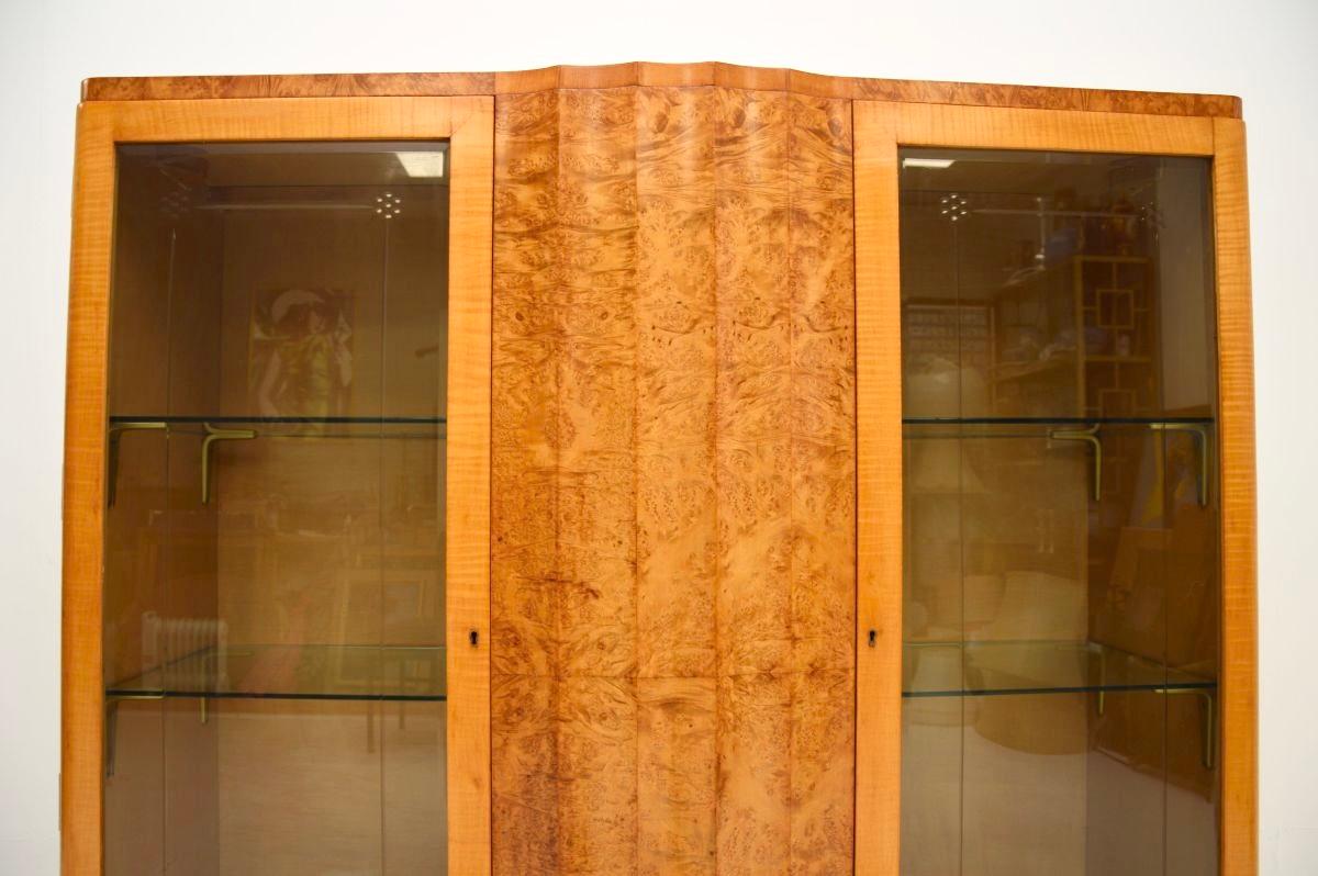 Librería / Armario Art Decó de nogal y sicomoro by Epstein en venta 5