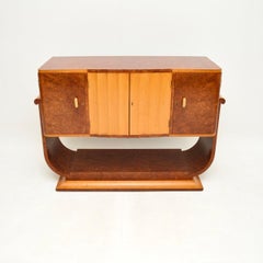 Art Deco Burr Walnut and Sycamore Sideboard