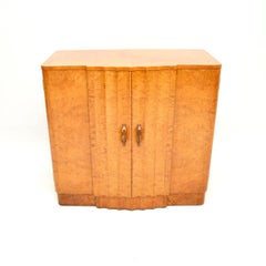 Art Deco Burr Walnut Cabinet by Harry and Lou Epstein