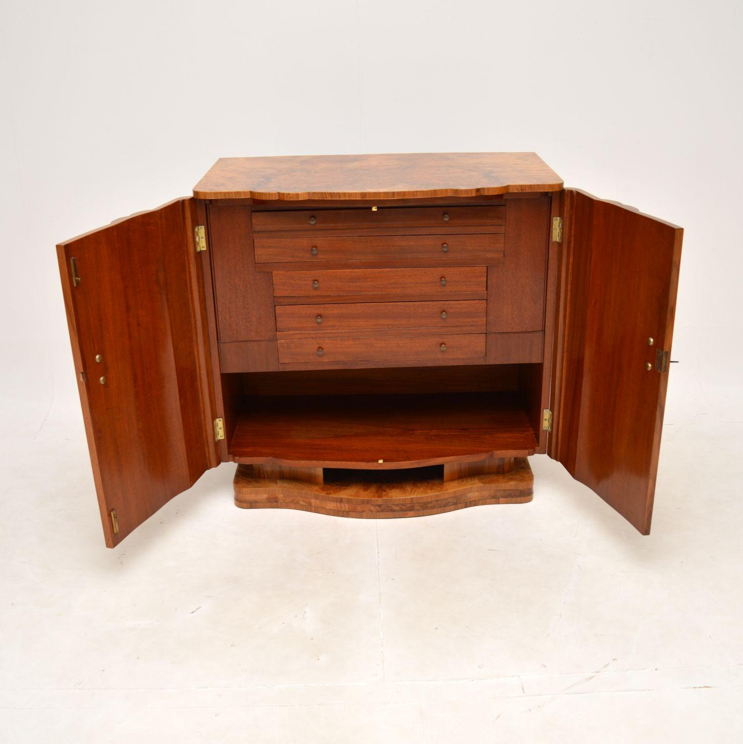 Art Deco Burr Walnut Cabinet by Harry and Lou Epstein 2