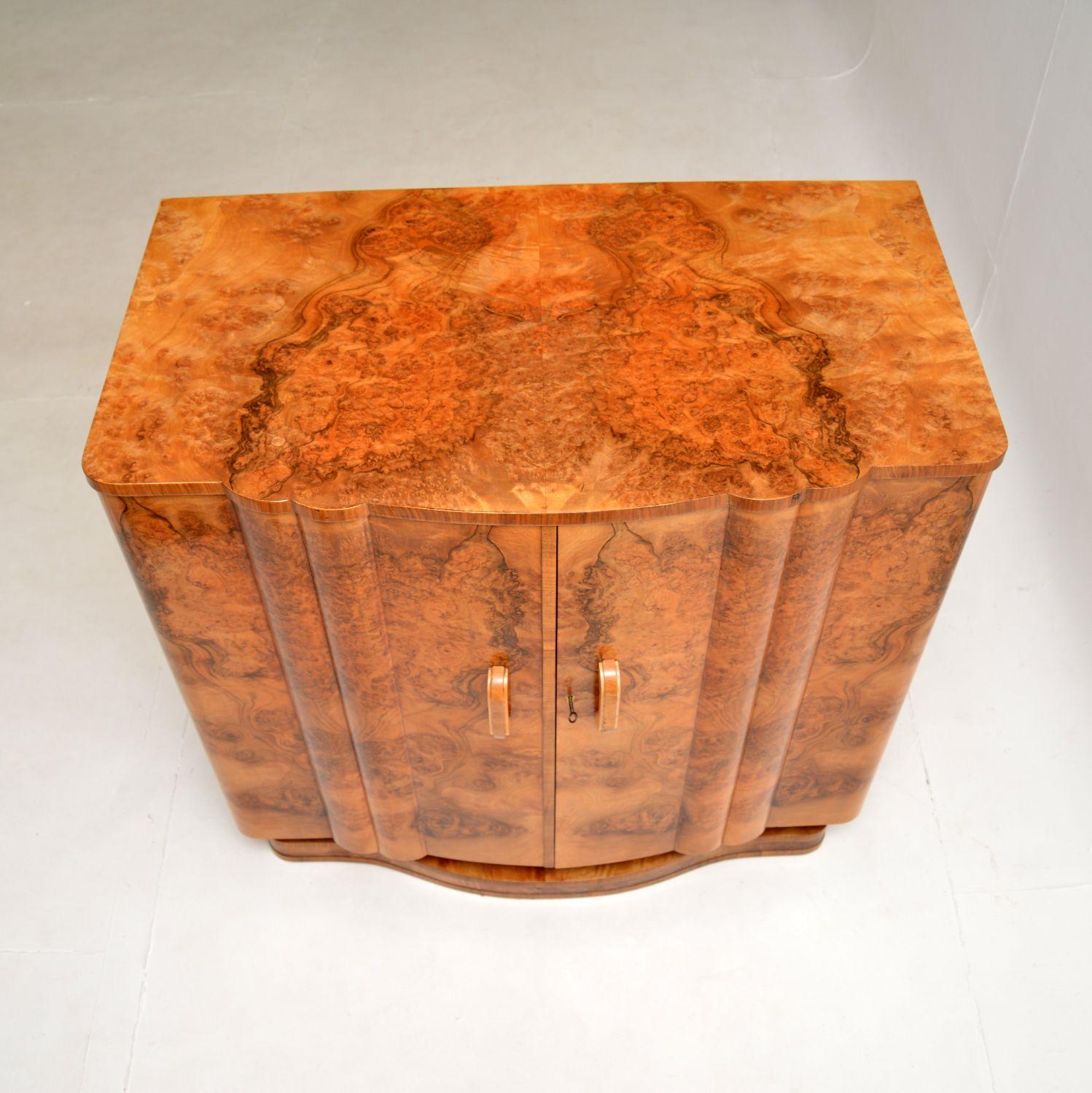 Art Deco Burr Walnut Cabinet by Harry and Lou Epstein 4