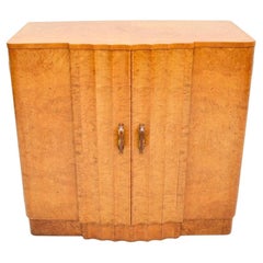 Art Deco Burr Walnut Cabinet by Harry and Lou Epstein