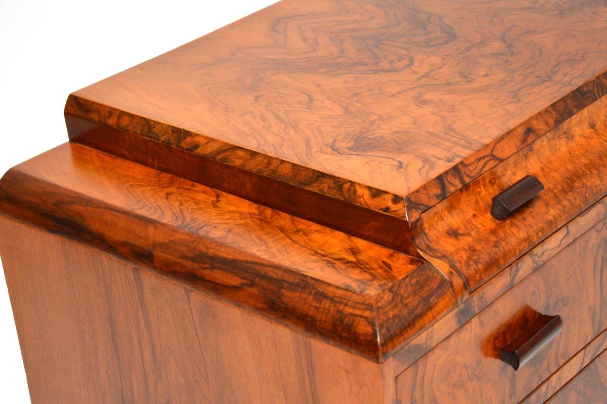 Commode Art Déco en ronce de noyer 3
