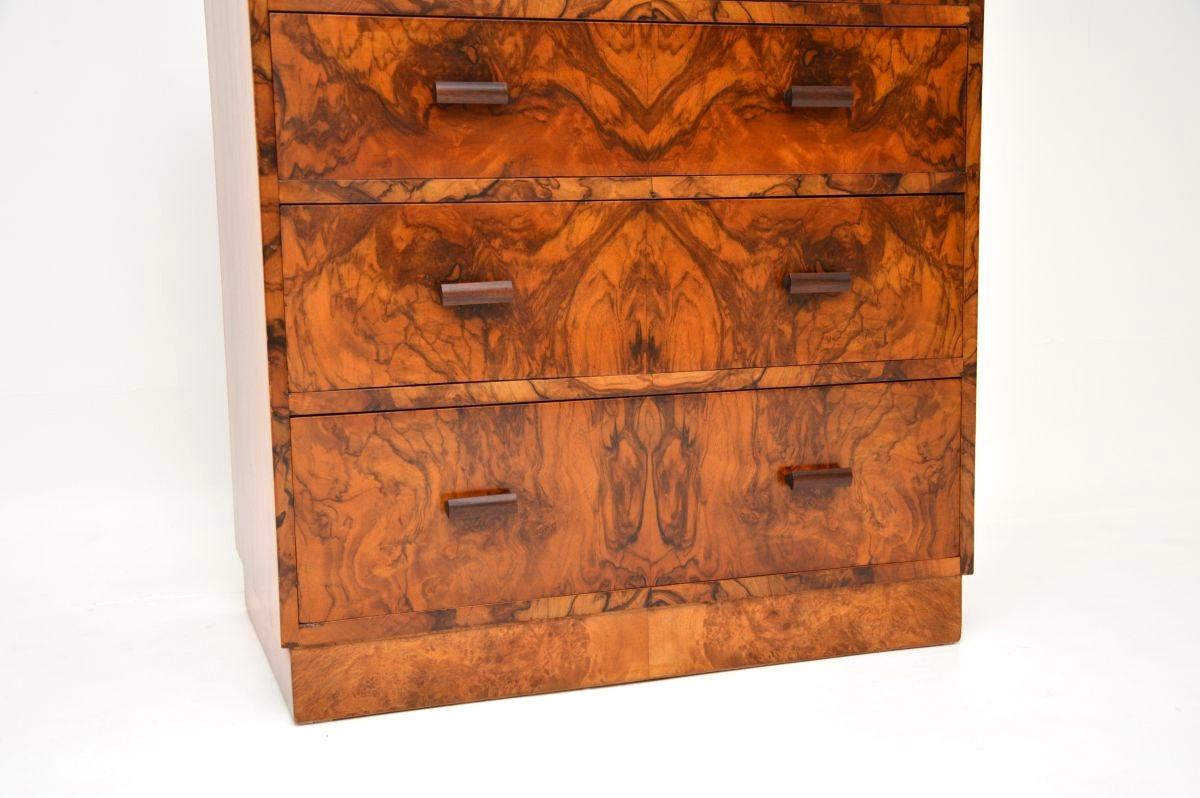 Commode Art Déco en ronce de noyer 4