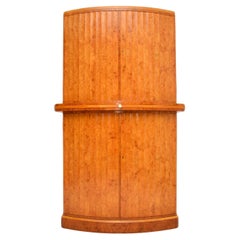 Art Deco Burr Walnut Cocktail Cabinet by Epstein