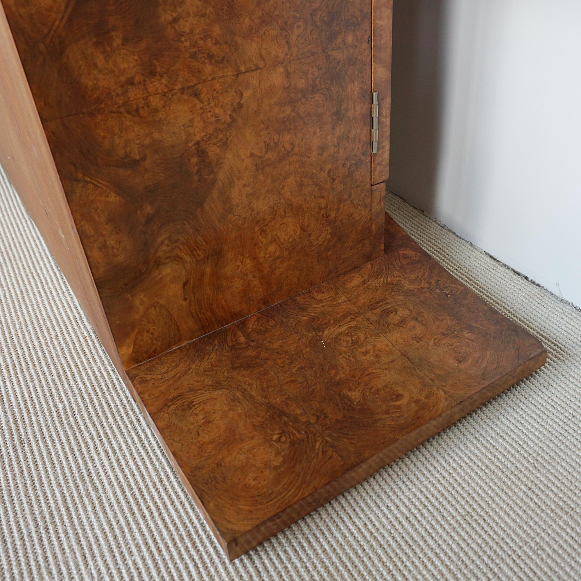 Art Deco Burr Walnut Console Table by Hille of London 7