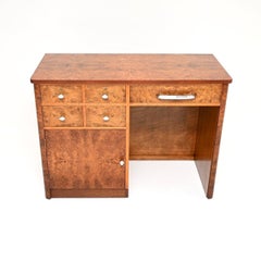 Art Deco Burr Walnut Desk