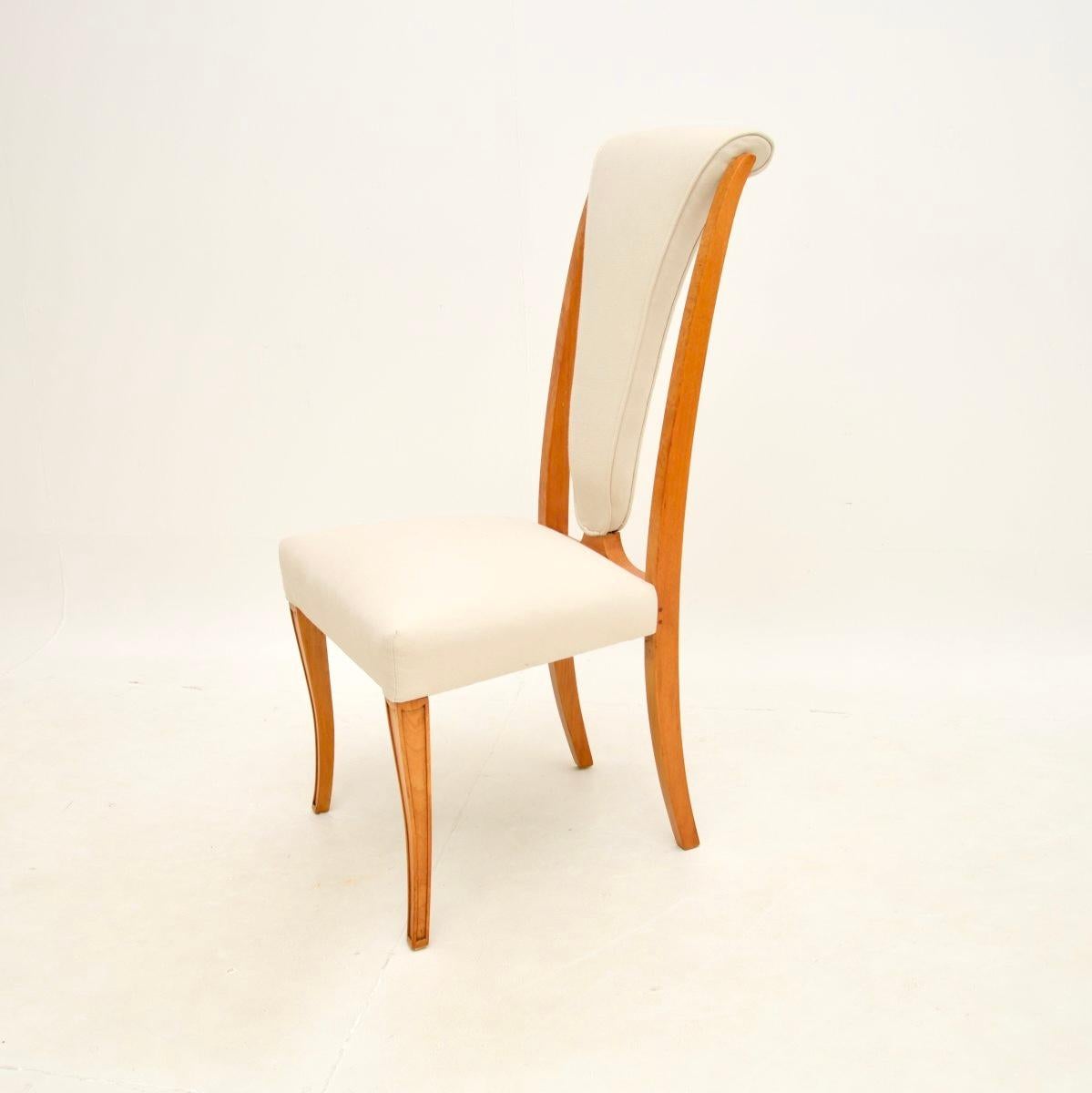 Table et chaises de salle à manger Art déco en ronce de noyer par Hille en vente 9