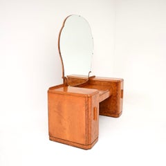 Art Deco Burr Walnut Dressing Table