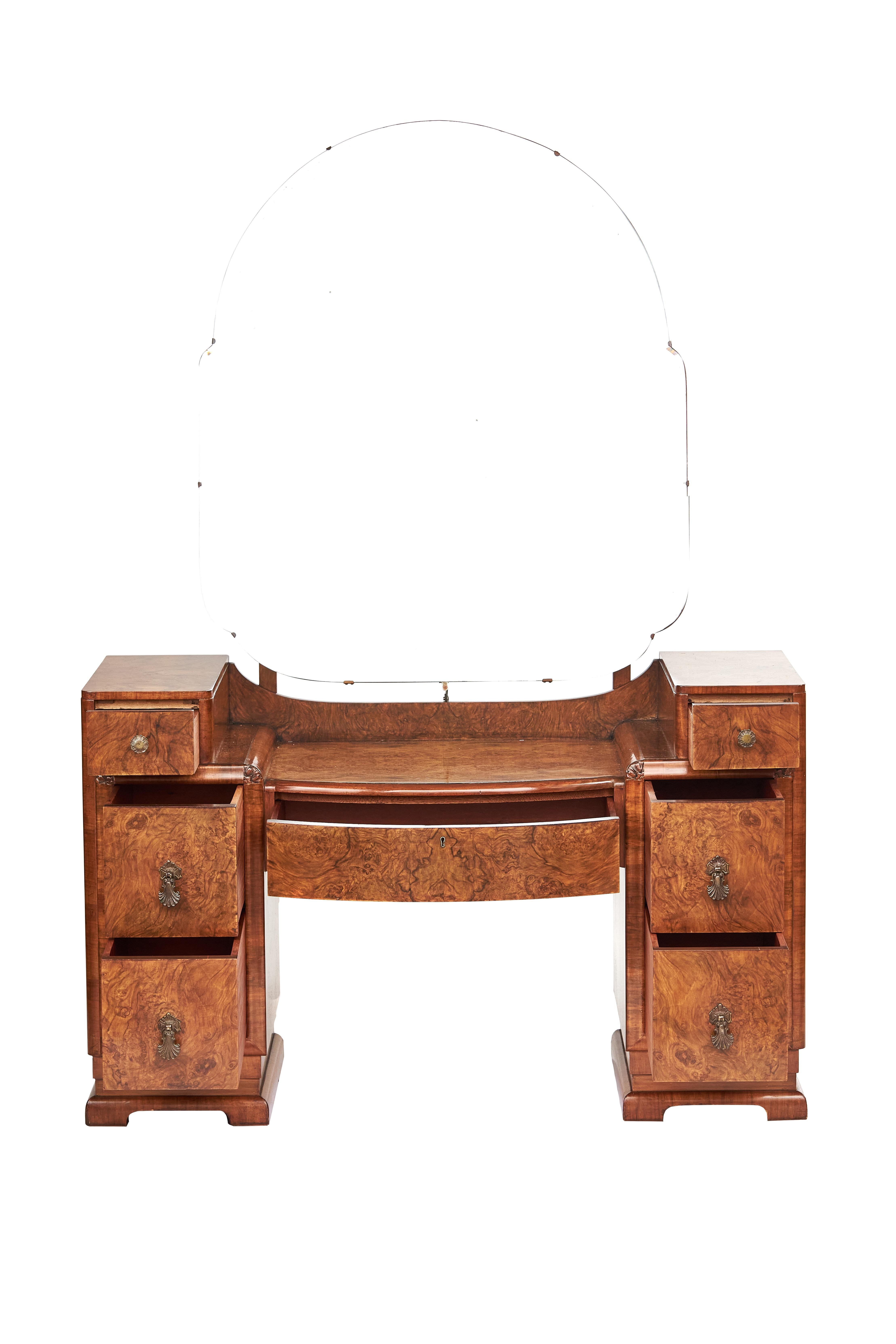 1930s dressing table with mirror