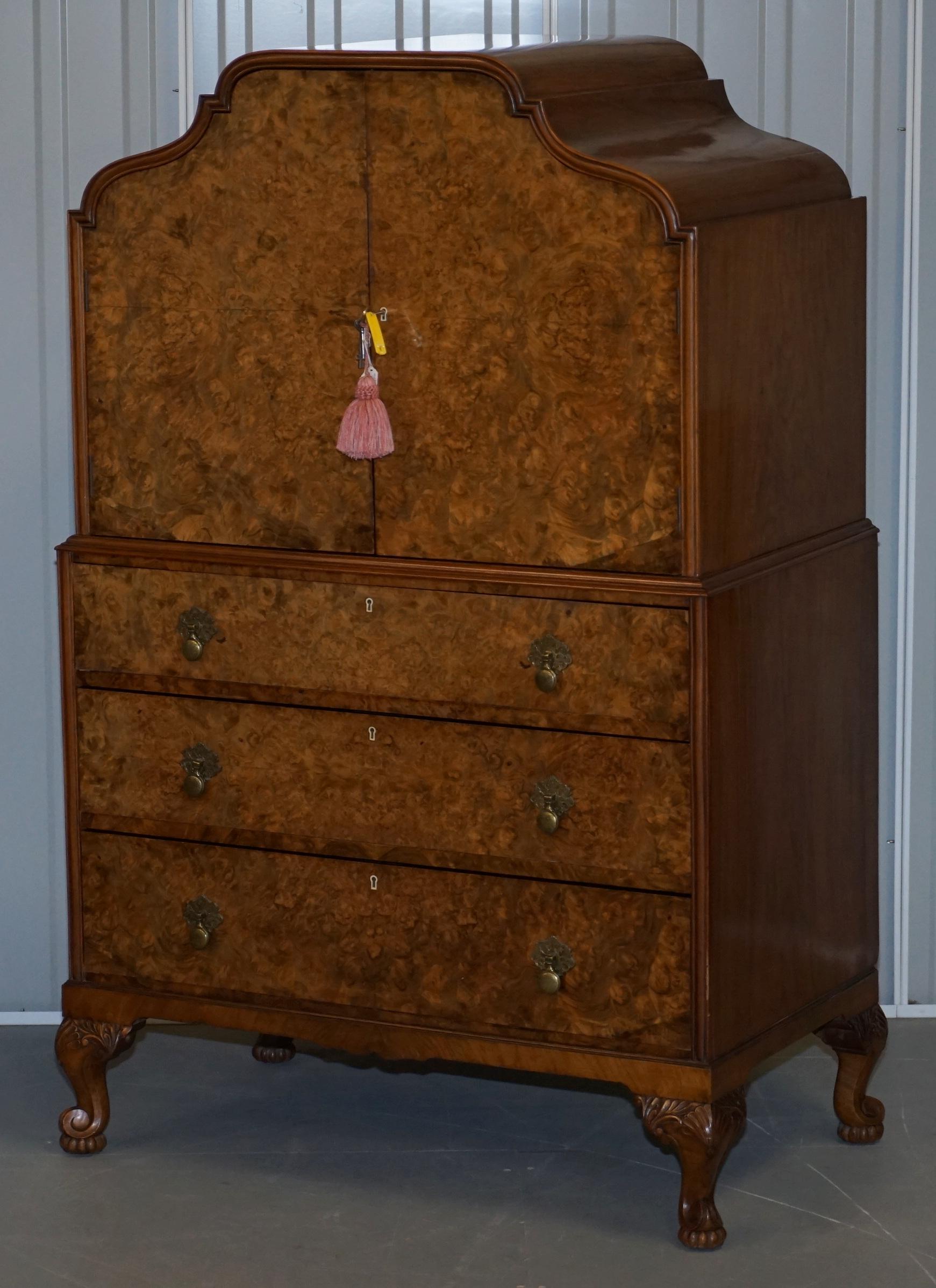 drinks cabinet with drawers