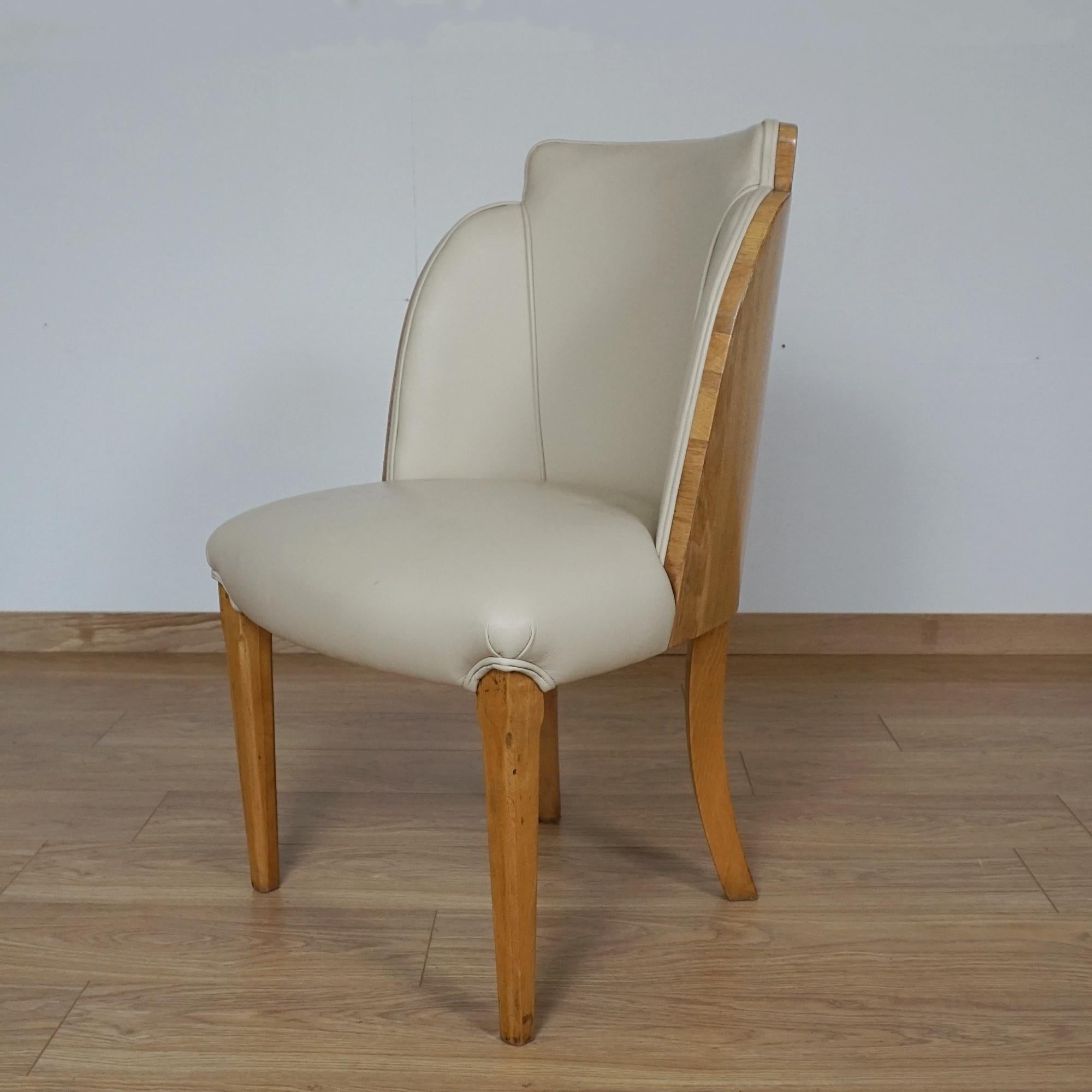 Art-Deco-Esszimmergarnitur aus Wurzelnussholz mit acht Sitzplätzen im Angebot 8