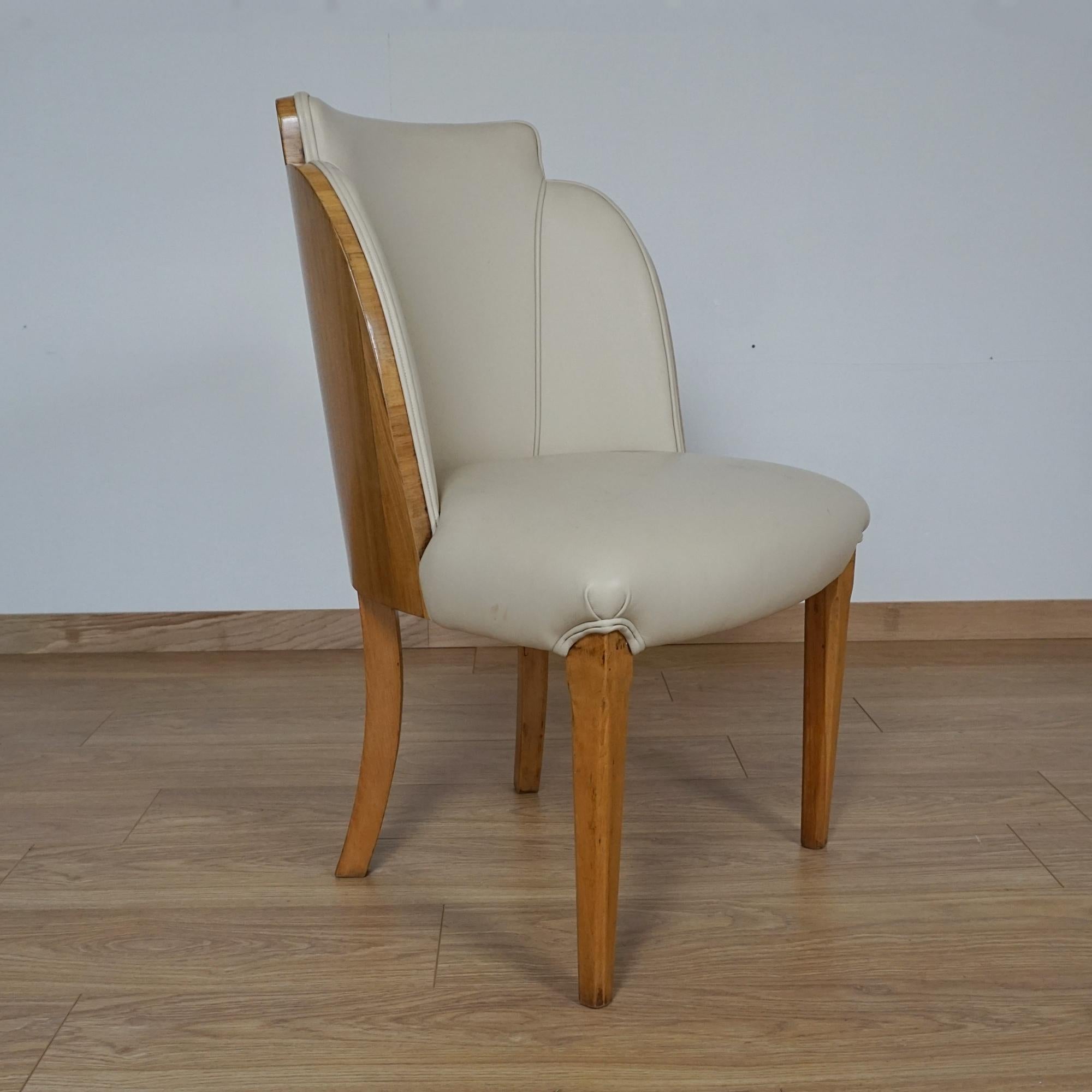 Art-Deco-Esszimmergarnitur aus Wurzelnussholz mit acht Sitzplätzen im Angebot 12