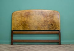 Art Deco Burr Walnut Headboard, 1930s