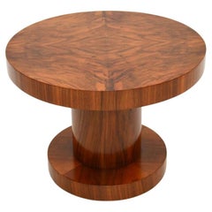 Art Deco Burr Walnut Occasional Side Table