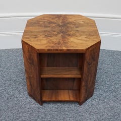 Art Deco Burr Walnut Side Table by Heal's of London Circa 1935